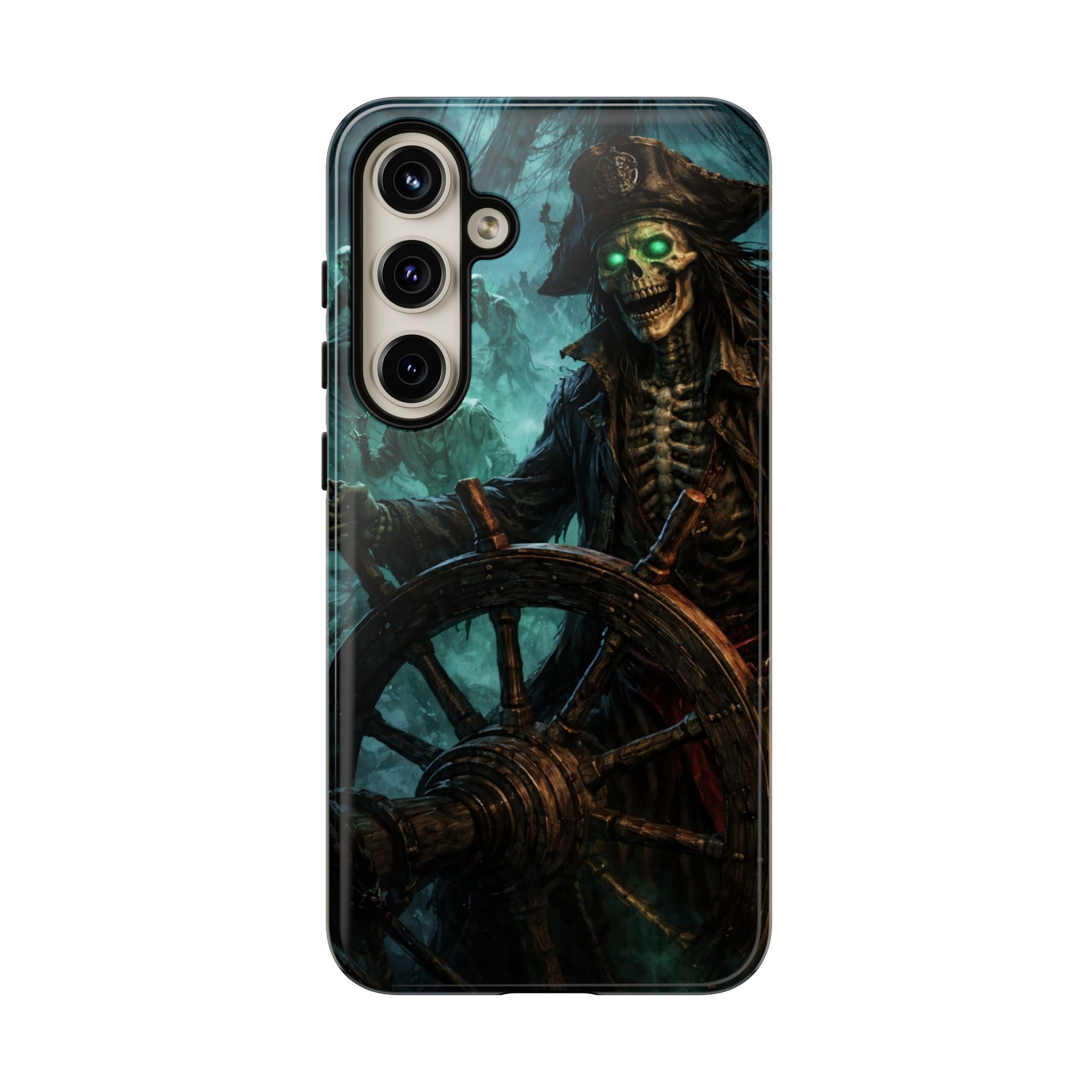 Pirate Skeleton Phone Case — Haunted Ship Captain iPhone Cover
