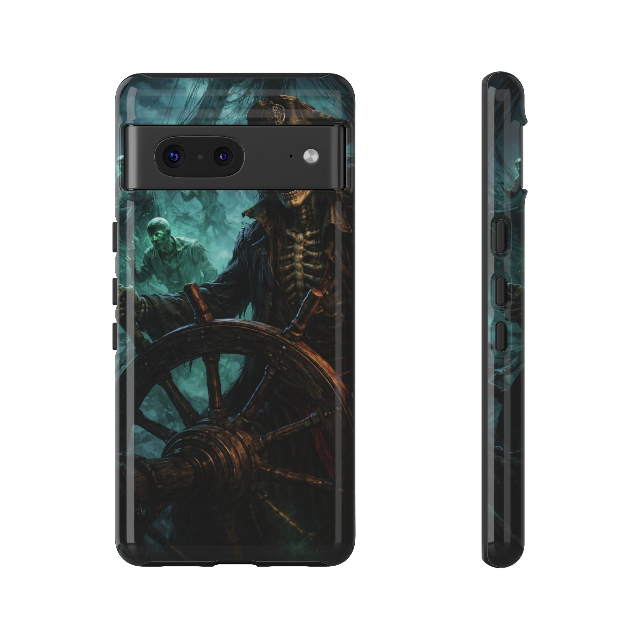 Pirate Skeleton Phone Case — Haunted Ship Captain iPhone Cover