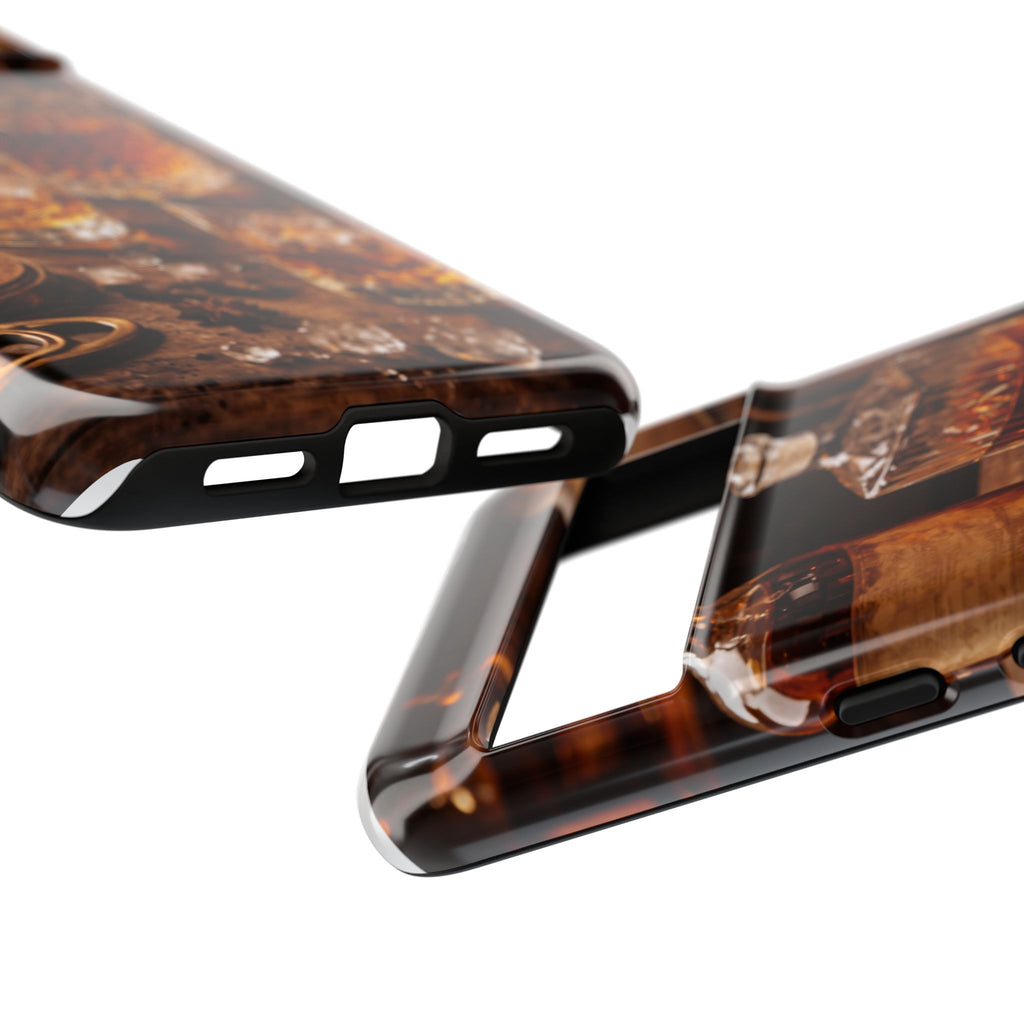 Whiskey Decanter Phone Case — Vintage Bar Spirits Protective Tough Case