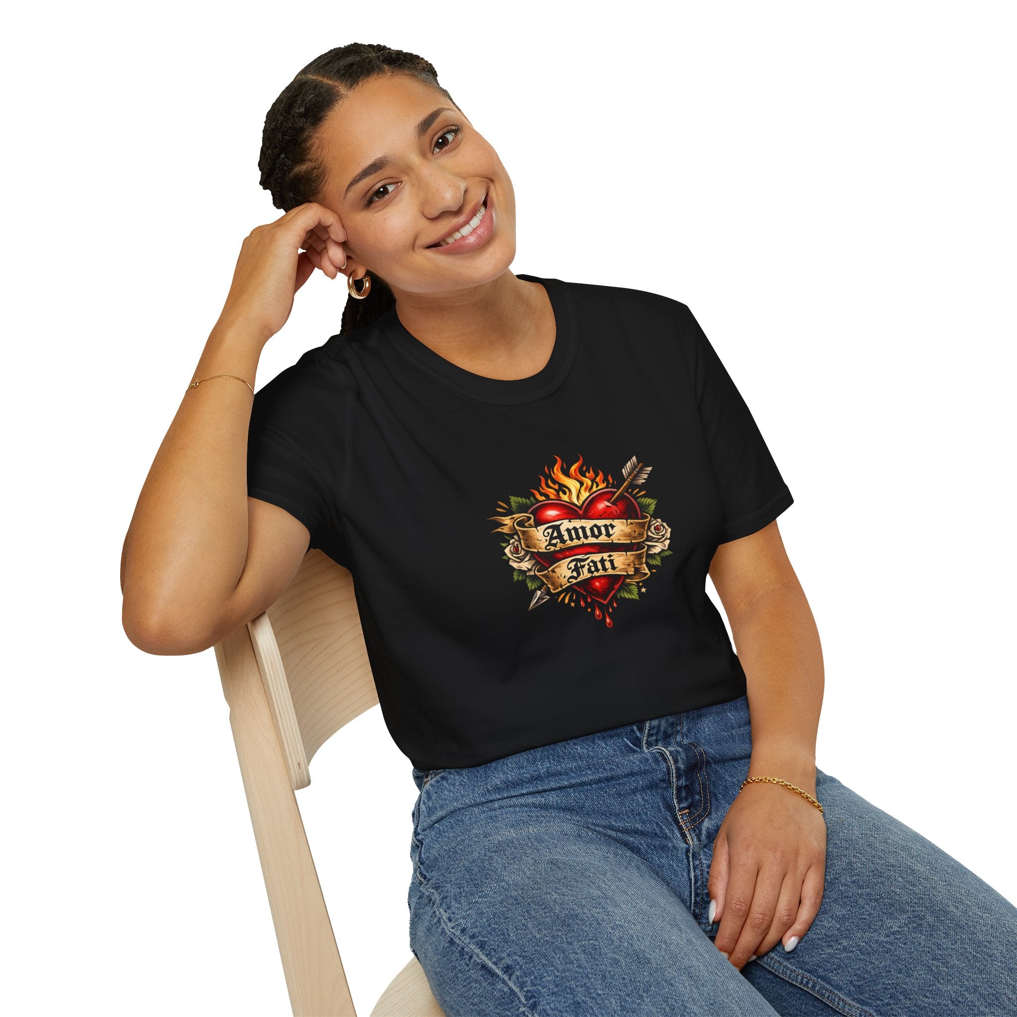 Amor Fati Tattoo - Stoic Graphic T-Shirt