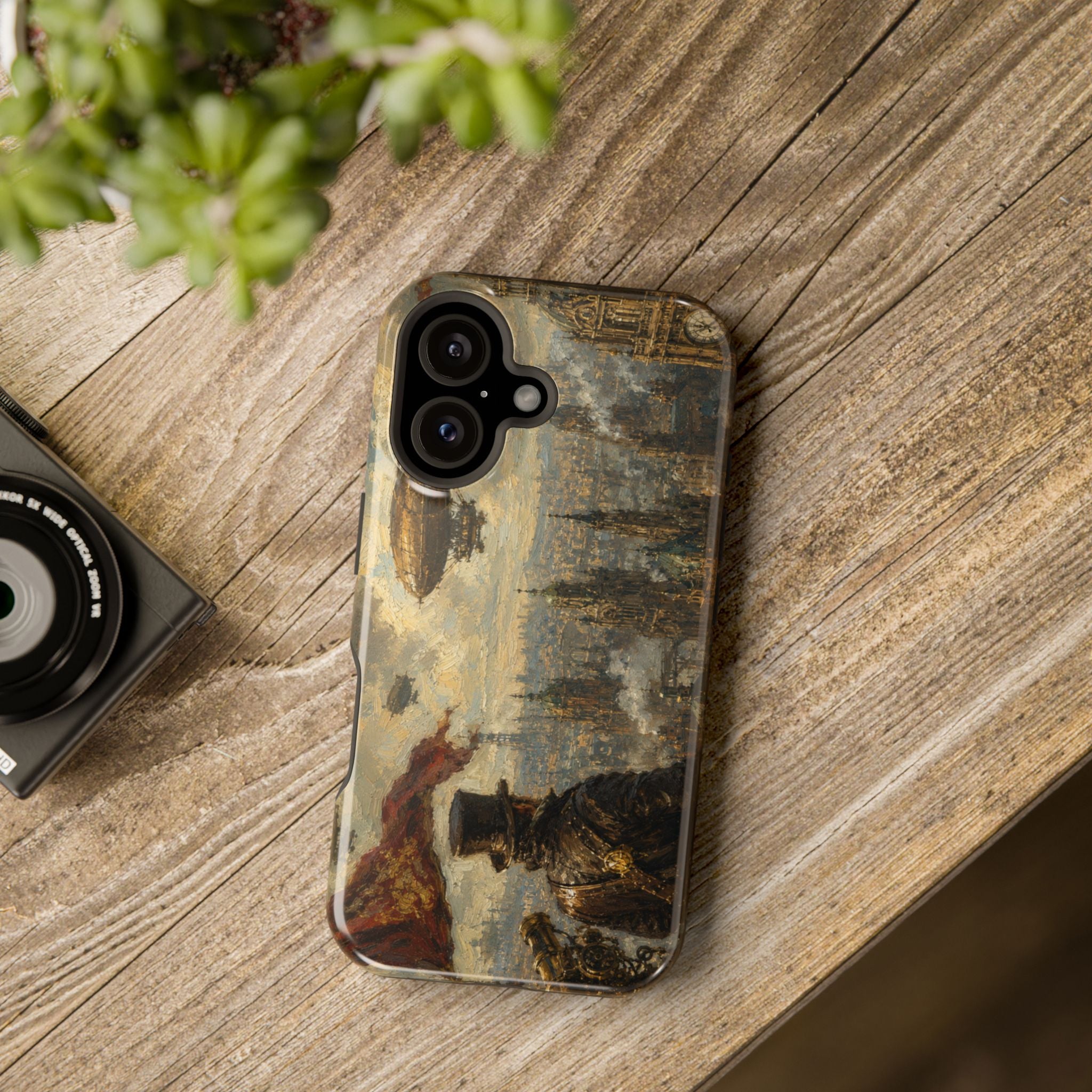 Steampunk Scene Magnetic Impact-Resistant Phone Case