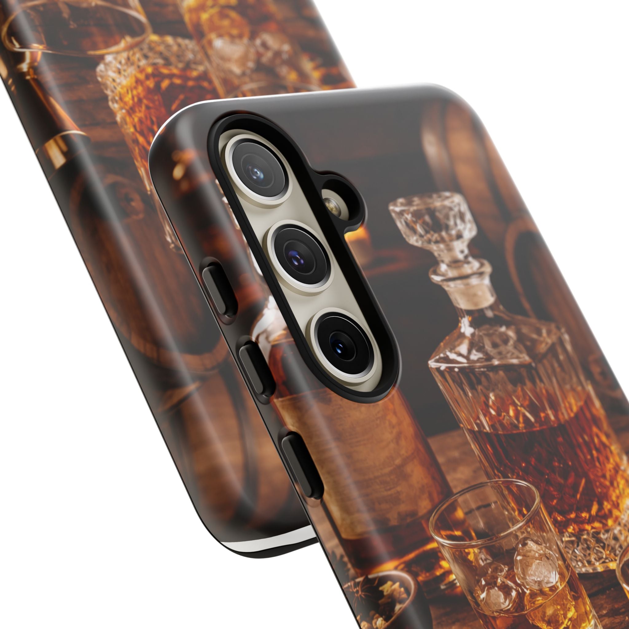 Whiskey Decanter Phone Case — Vintage Bar Spirits Protective Tough Case