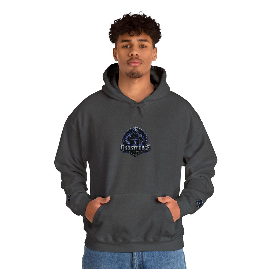 GhostForge Logo Hoodie — Graphic Wraith Hooded Sweatshirt