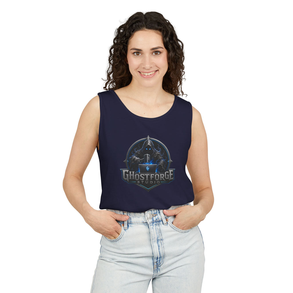GhostForge Emblem Tank Top — Shop Logo Muscle Tee