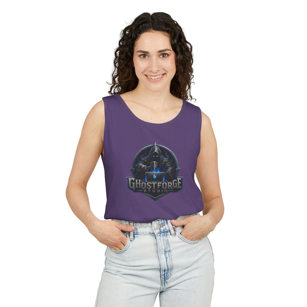 GhostForge Emblem Tank Top — Shop Logo Muscle Tee