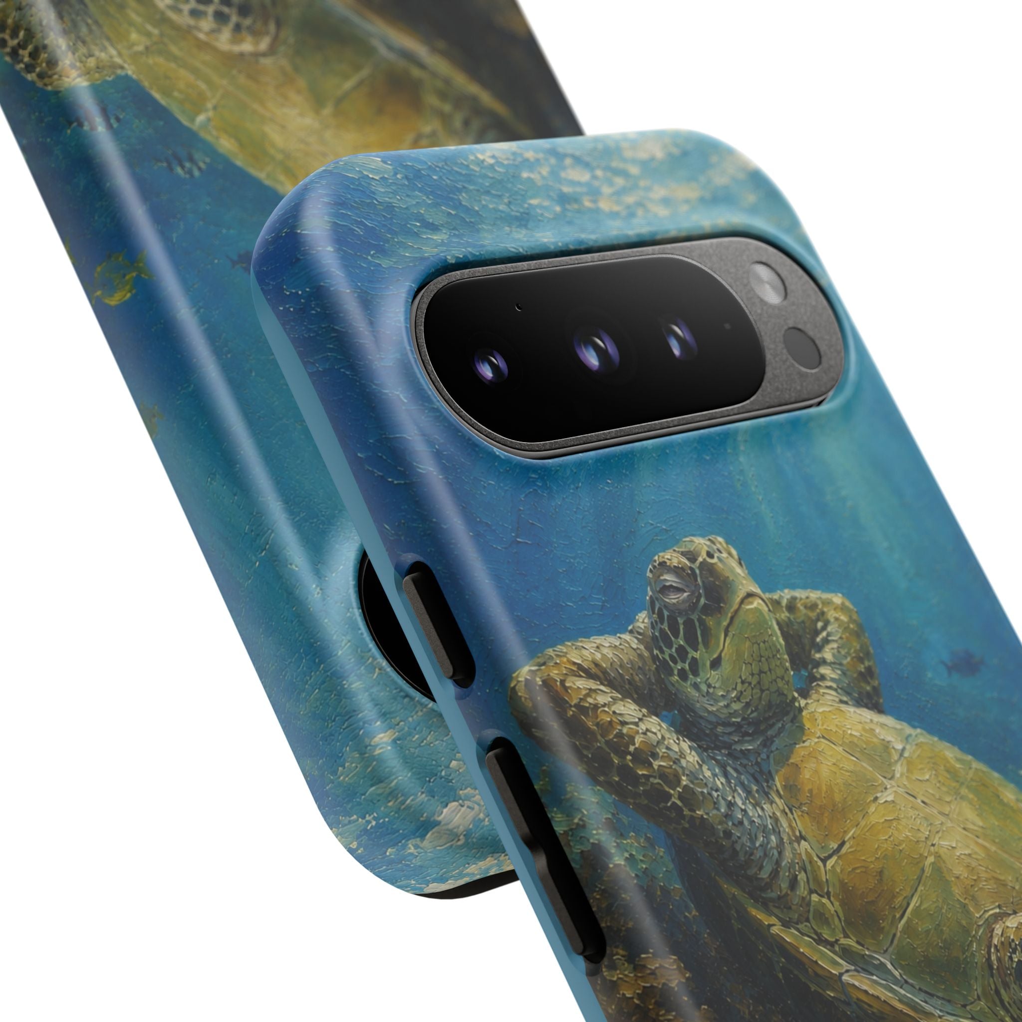 Sea Turtle Relaxation Phone Case — Ocean Underwater Art Protective Tough Case