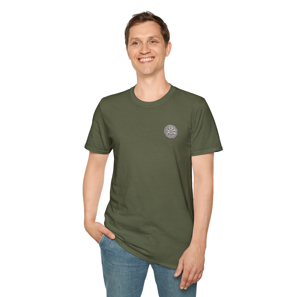 Viking Valhalla Compass T‑Shirt — Graphic Tee