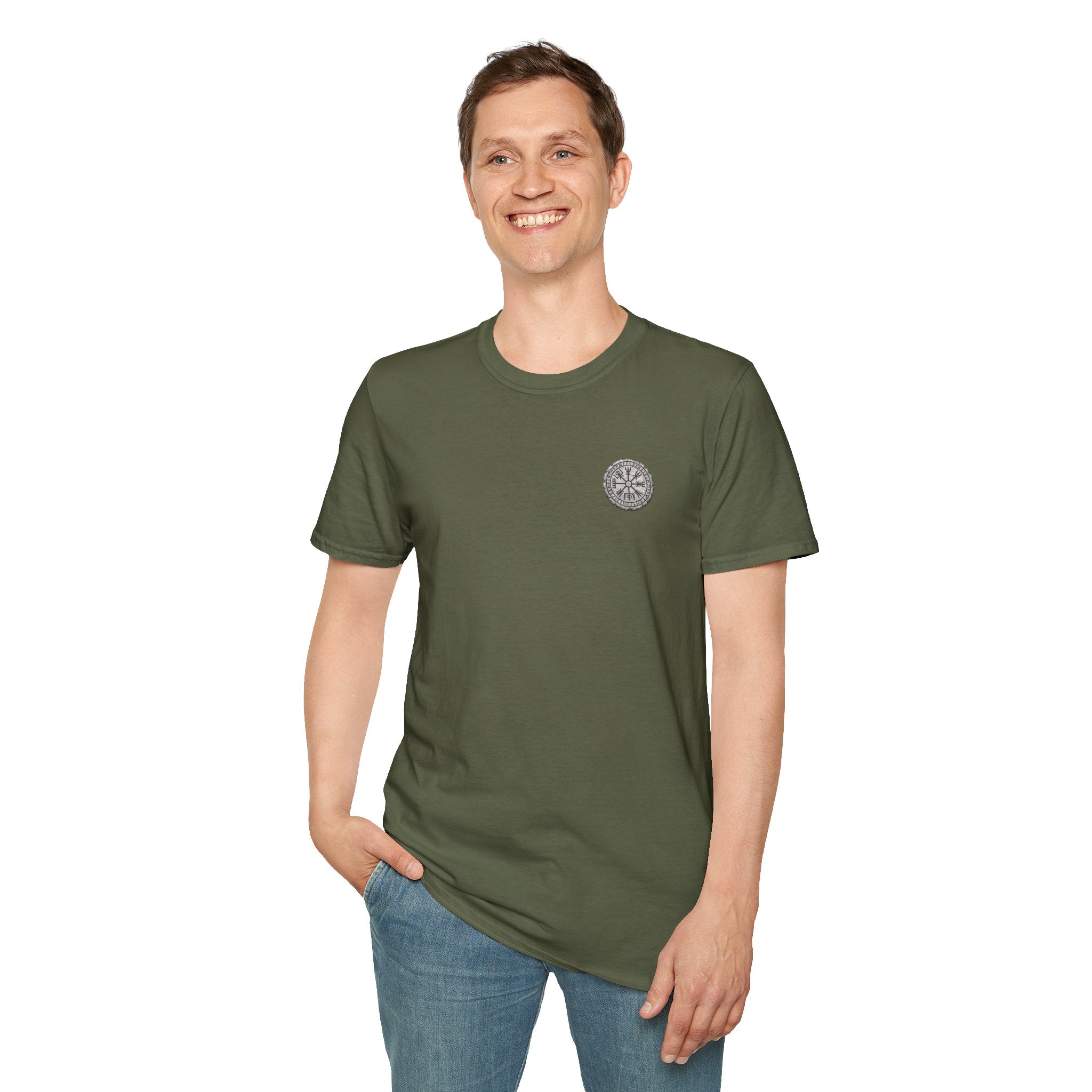 Viking Valhalla Compass T‑Shirt — Graphic Tee