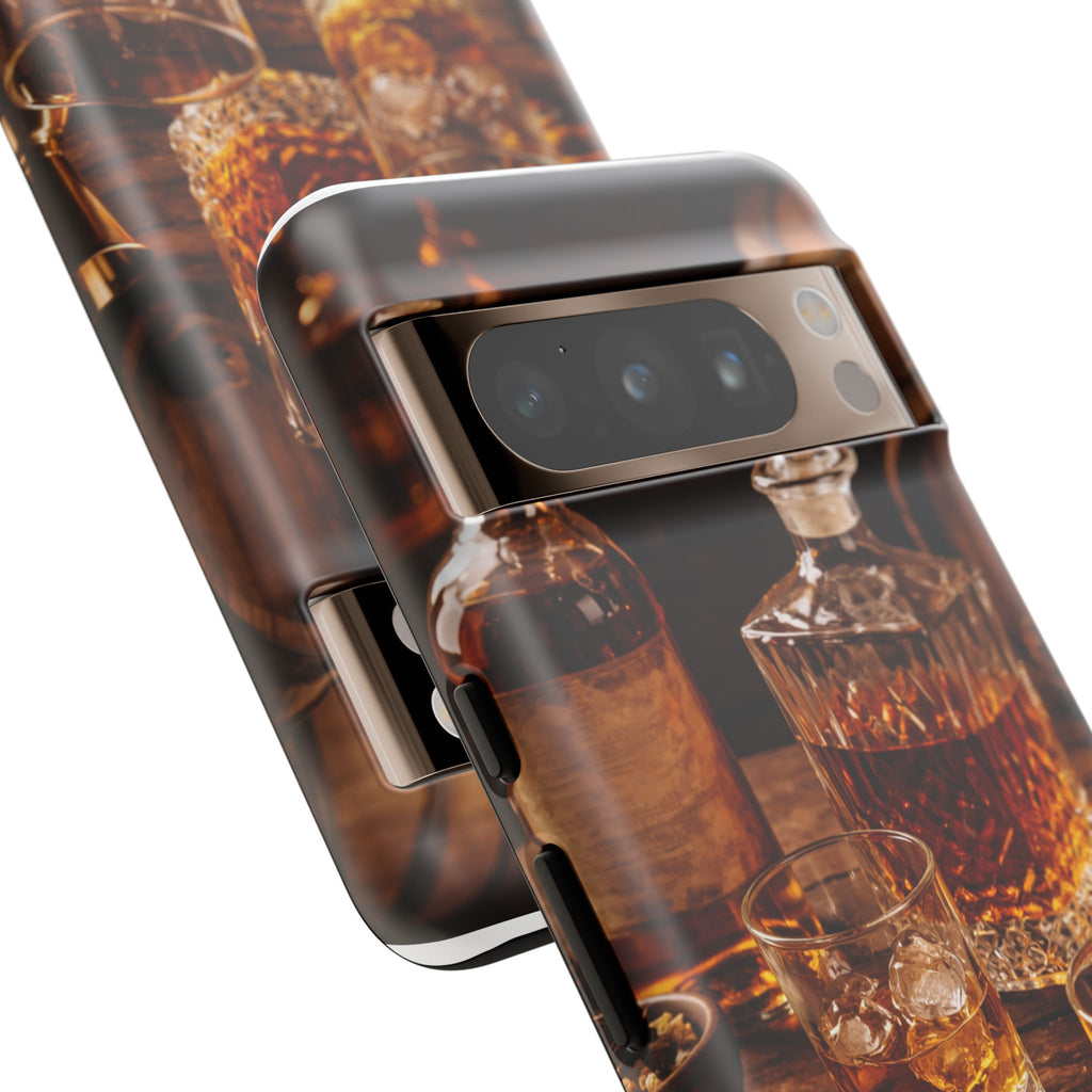 Whiskey Decanter Phone Case — Vintage Bar Spirits Protective Tough Case