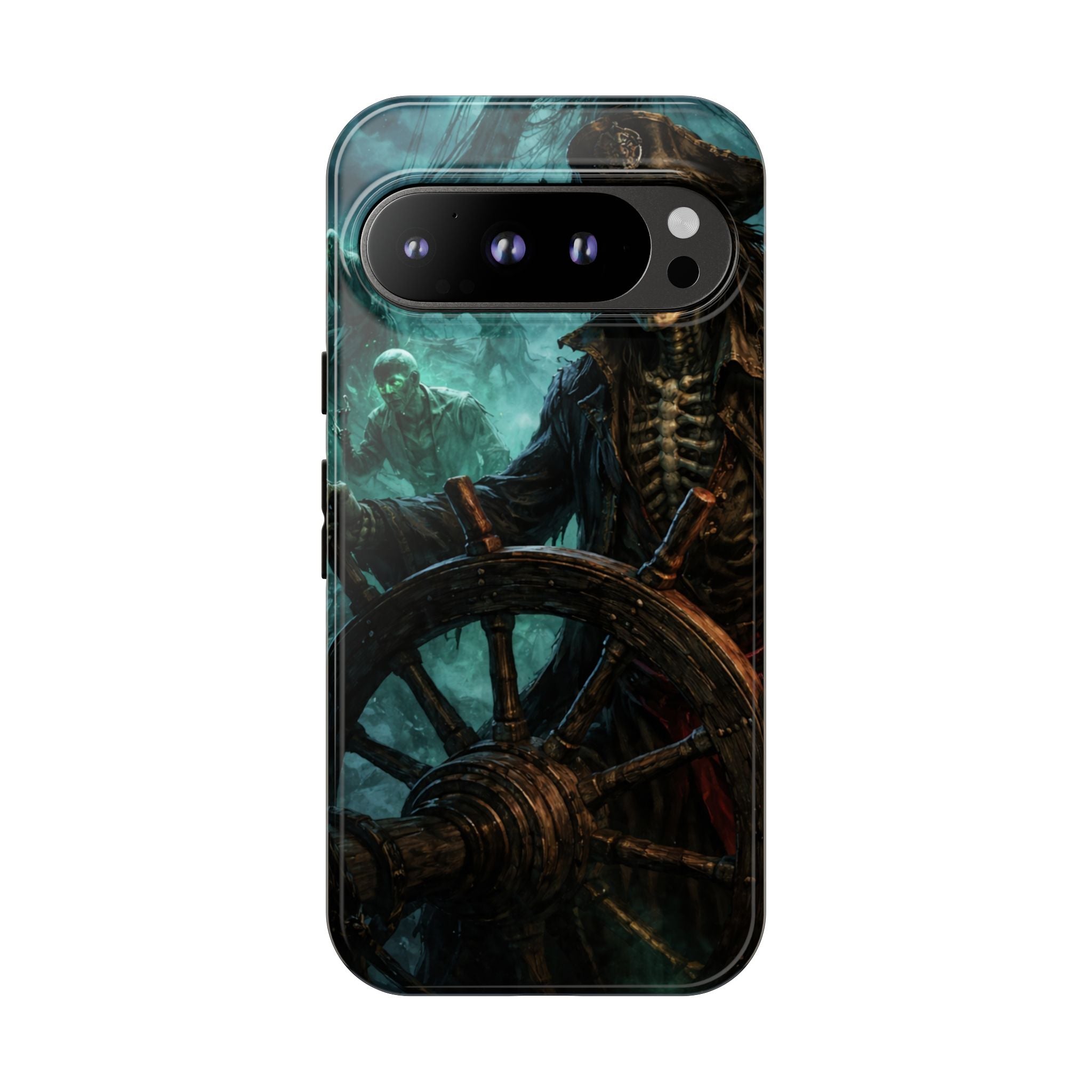 Pirate Skeleton Phone Case — Haunted Ship Captain iPhone Cover
