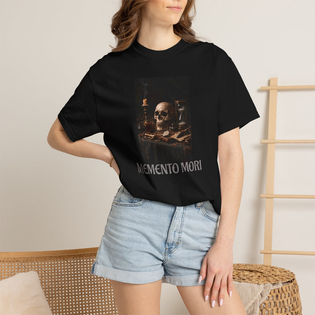 Memento Mori Skull T-Shirt — Vintage Vanitas Art Tee