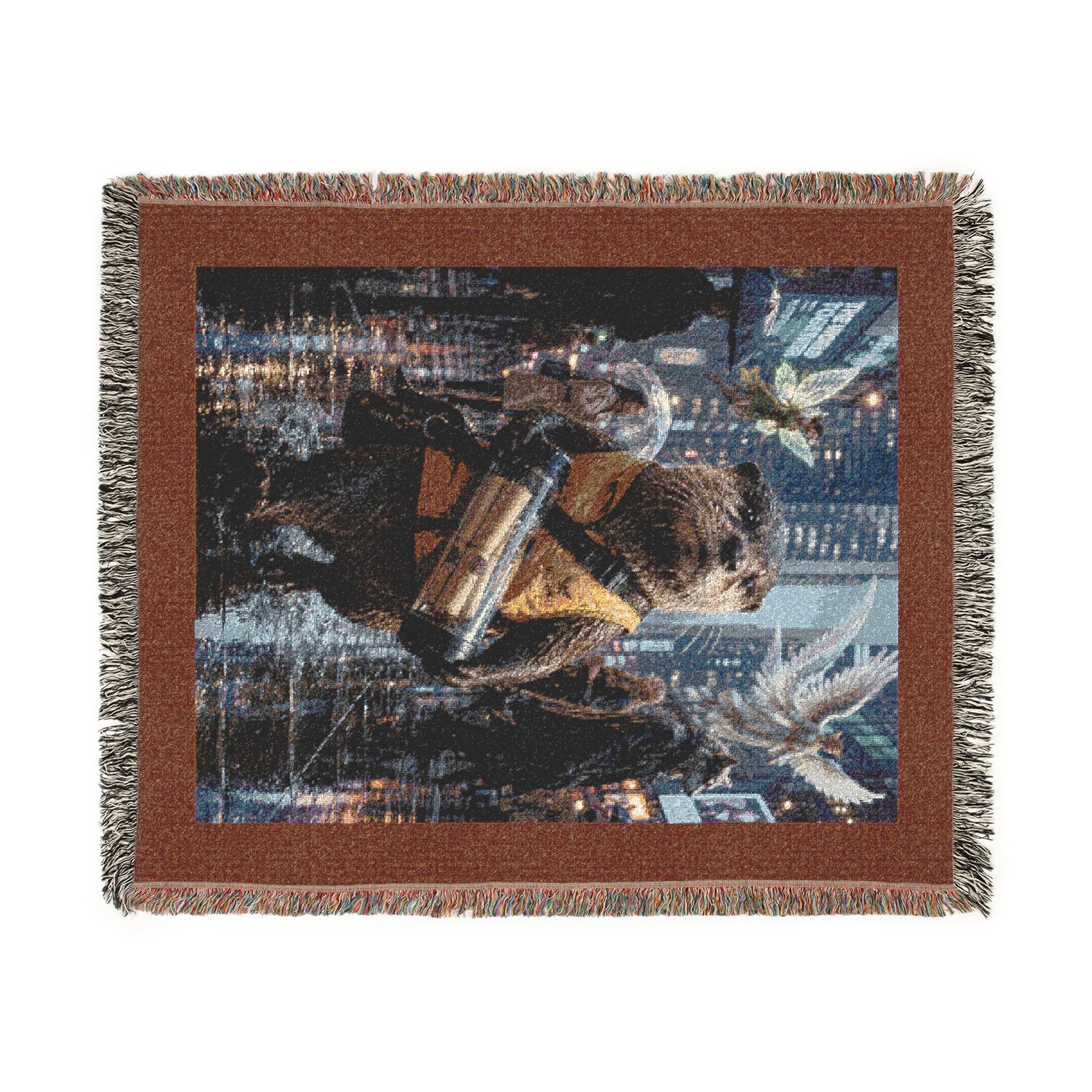 Messenger Otter Woven Blanket