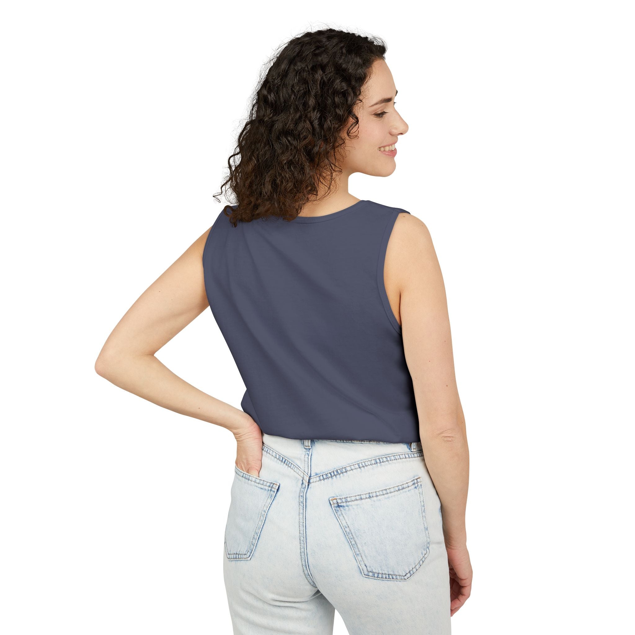 Skull Graphic Tank Top — Bold Black Skull Summer Vest
