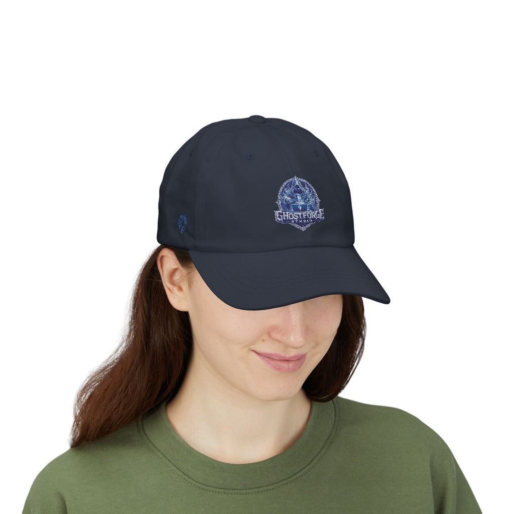 Ghostforge Studio Classic Dad Cap – Embroidered Electric Logo Baseball Hat