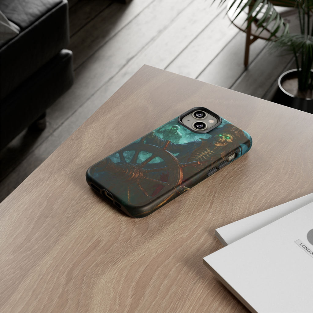 Pirate Skeleton Phone Case — Haunted Ship Captain iPhone Cover