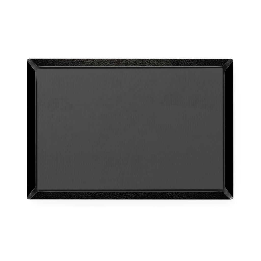 M/s Mstr slv Leather Flag Magnet