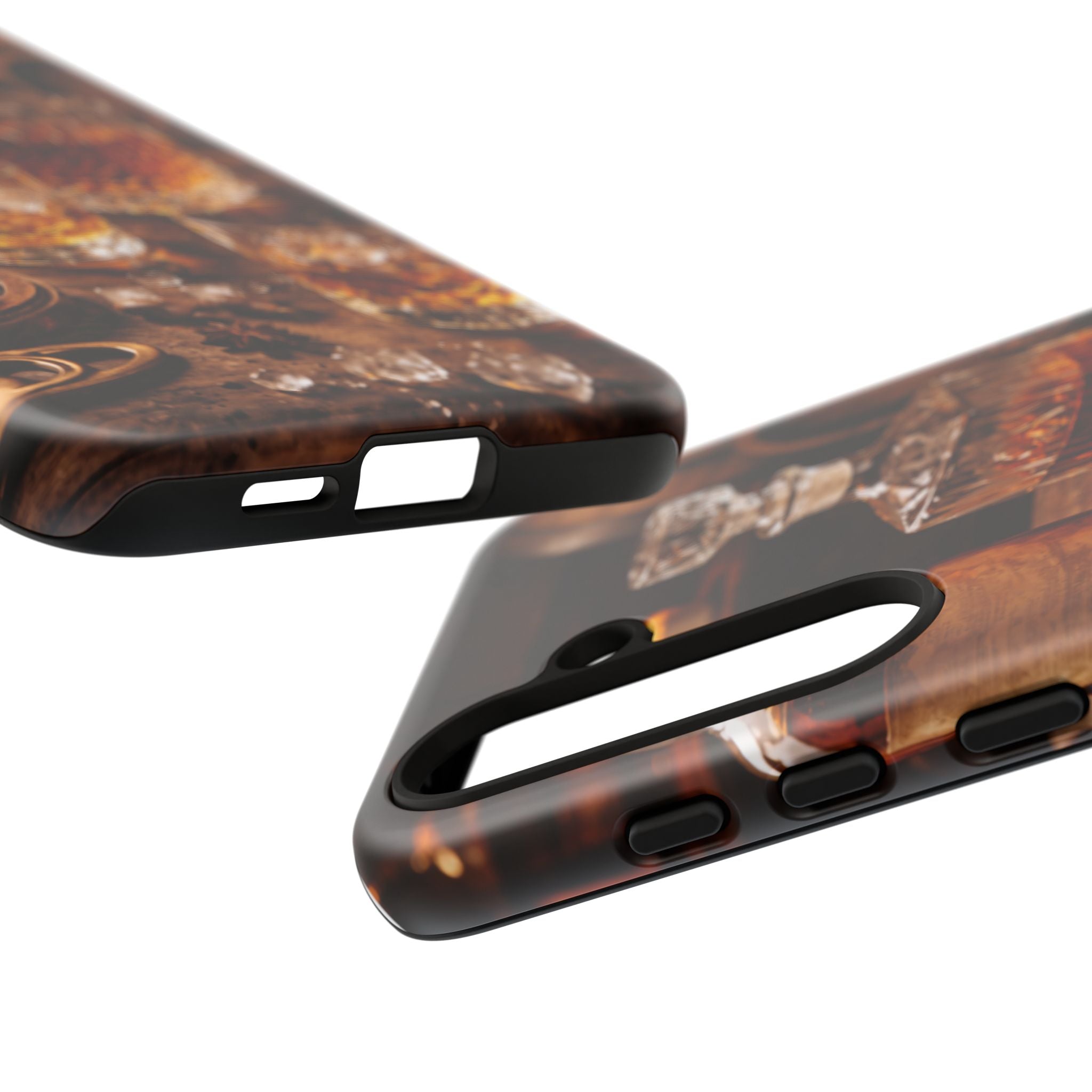 Whiskey Decanter Phone Case — Vintage Bar Spirits Protective Tough Case