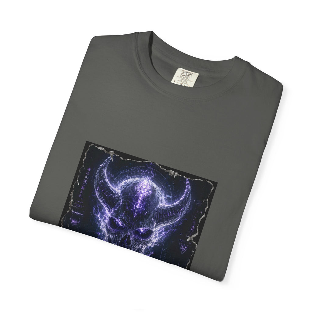 Ethereal Demon Skull T-Shirt — Cyber Goth Graphic Tee