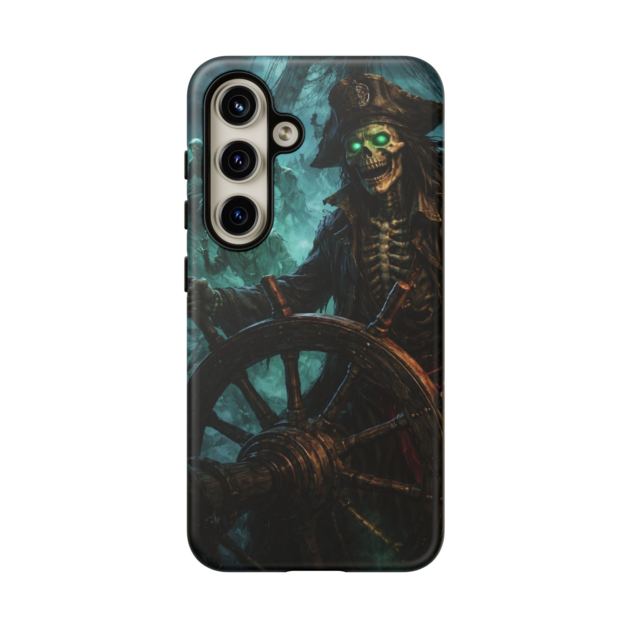 Pirate Skeleton Phone Case — Haunted Ship Captain iPhone Cover