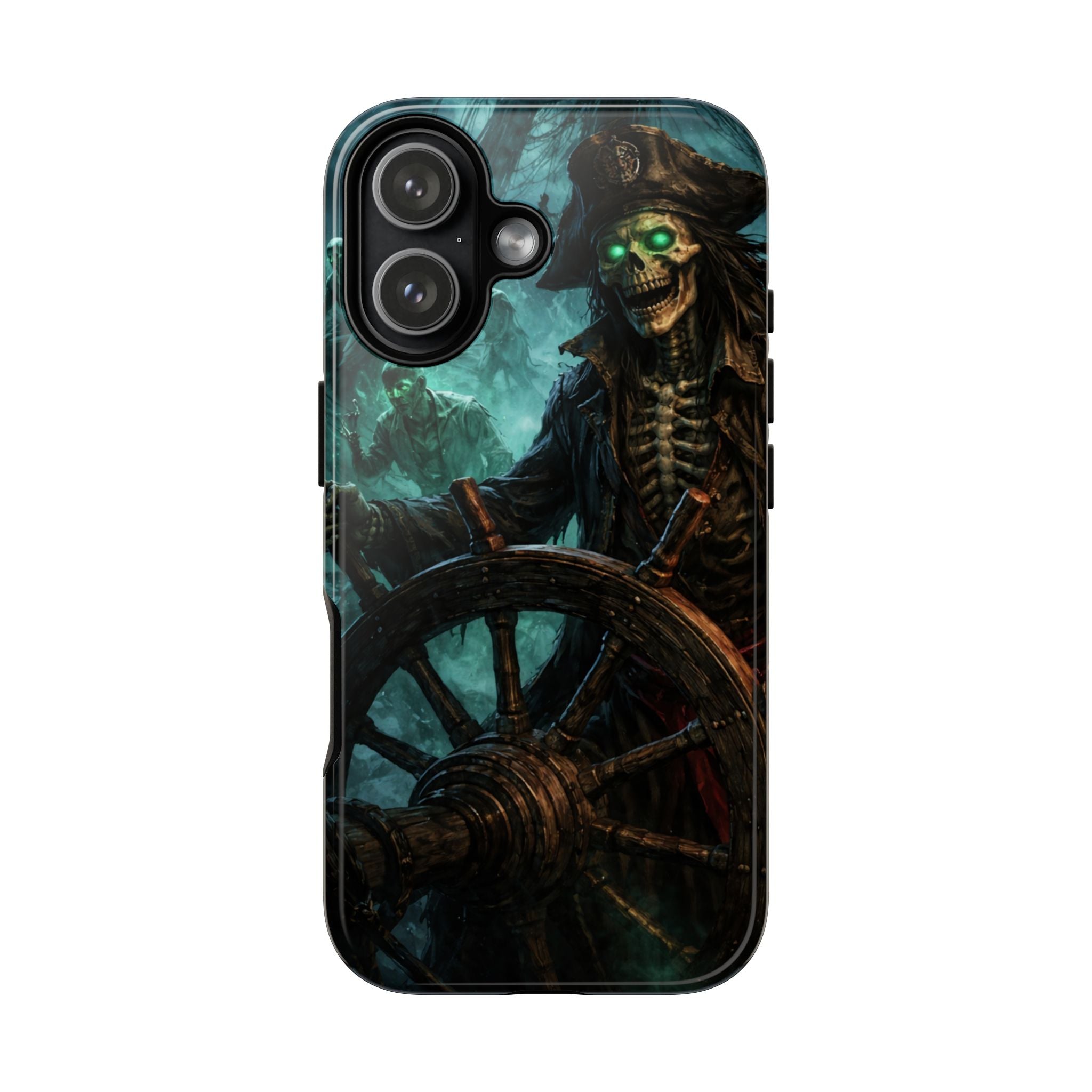 Pirate Skeleton Phone Case — Haunted Ship Captain iPhone Cover