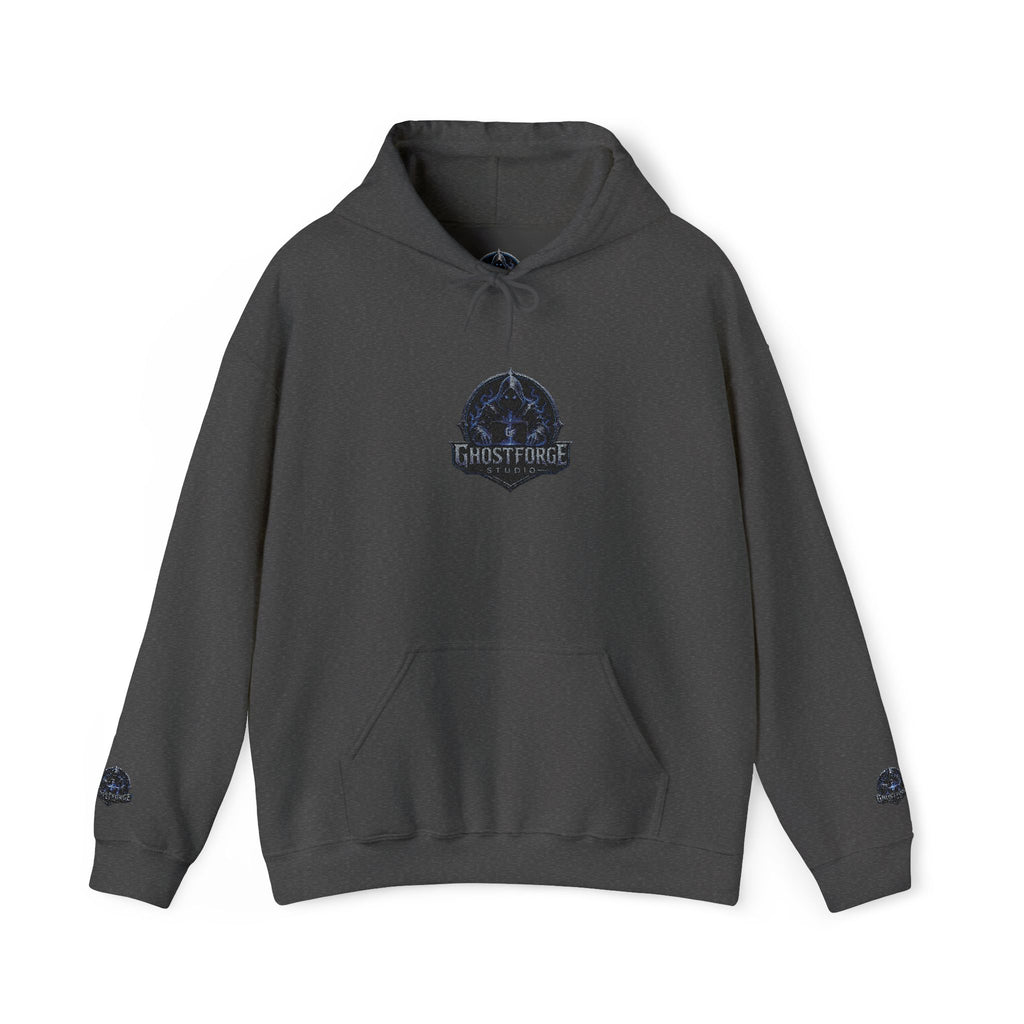 GhostForge Logo Hoodie — Graphic Wraith Hooded Sweatshirt