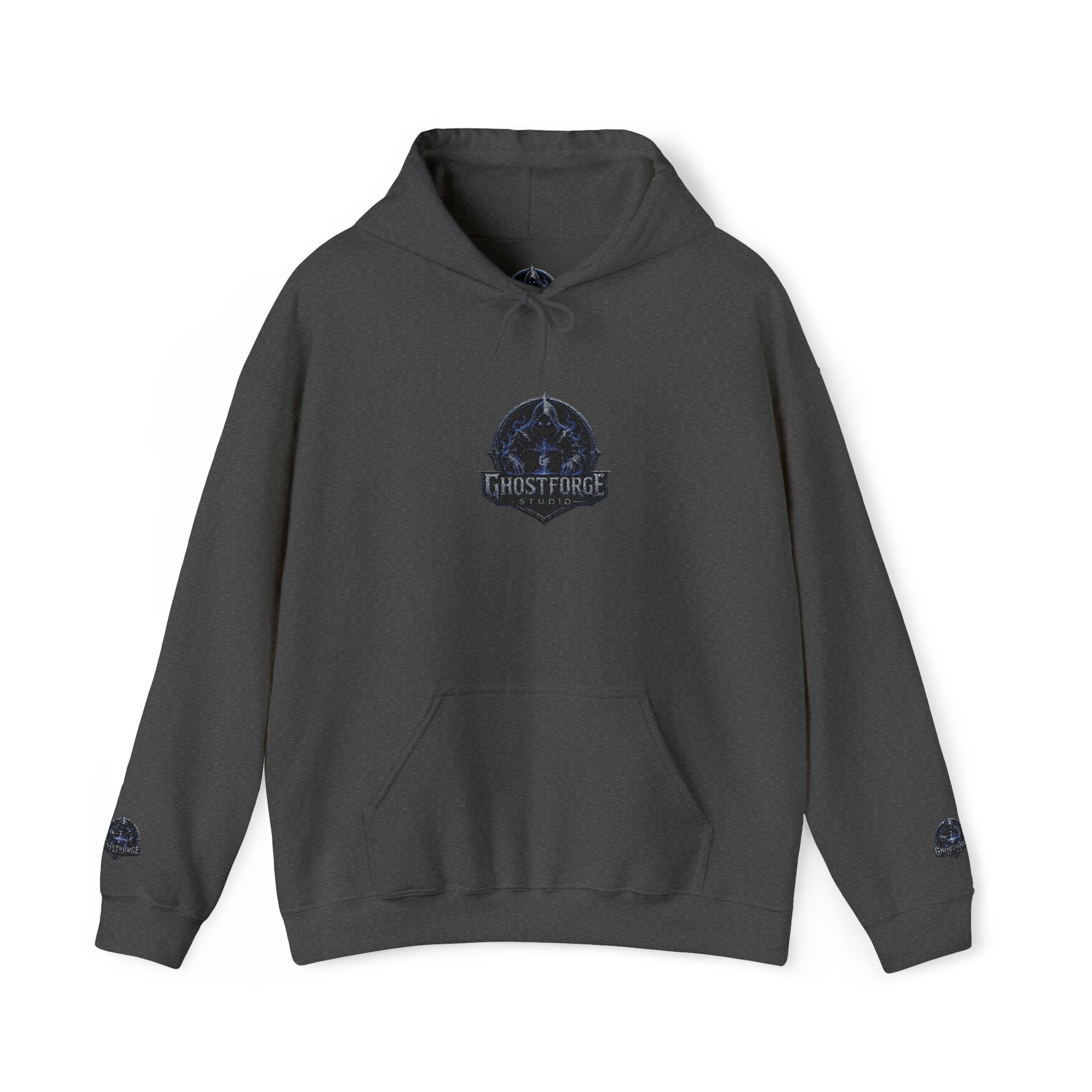 GhostForge Logo Hoodie — Graphic Wraith Hooded Sweatshirt