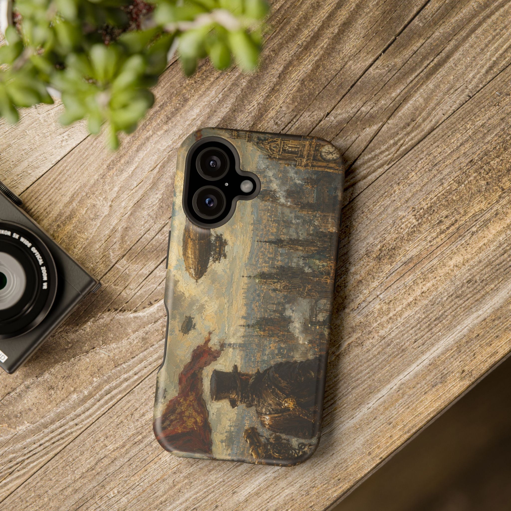Steampunk Scene Magnetic Impact-Resistant Phone Case