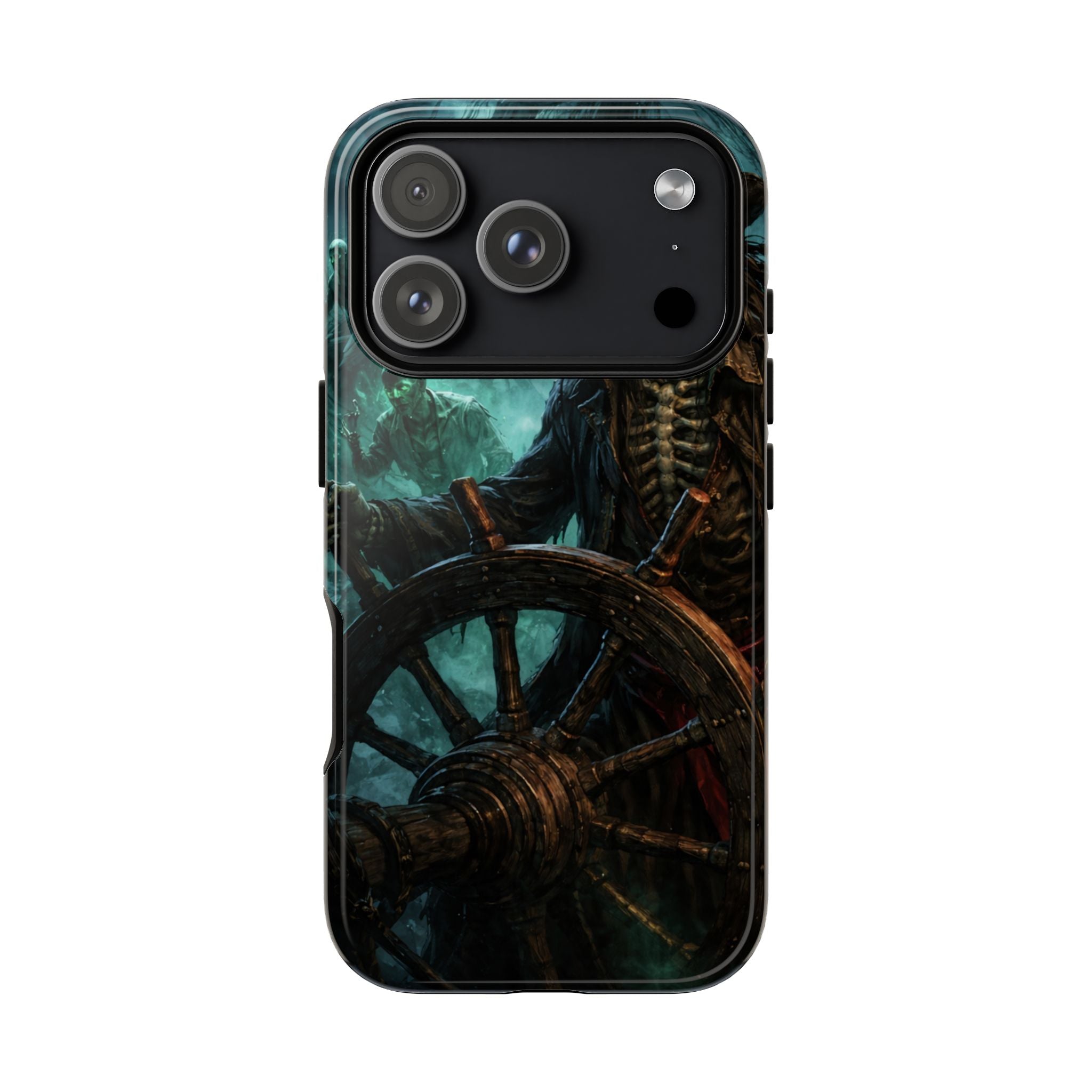 Pirate Skeleton Phone Case — Haunted Ship Captain iPhone Cover