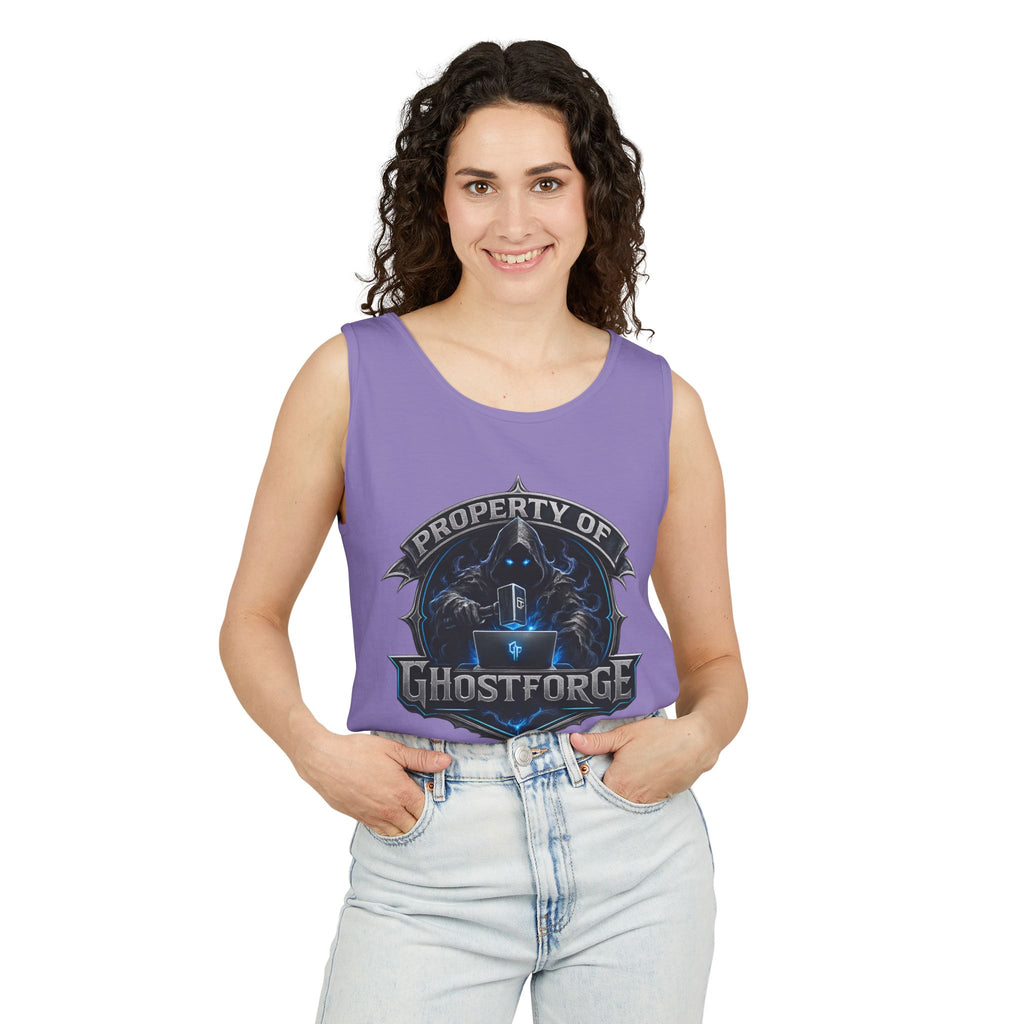 GhostForge Emblem Tank Top — Property of GFShop Logo Tank