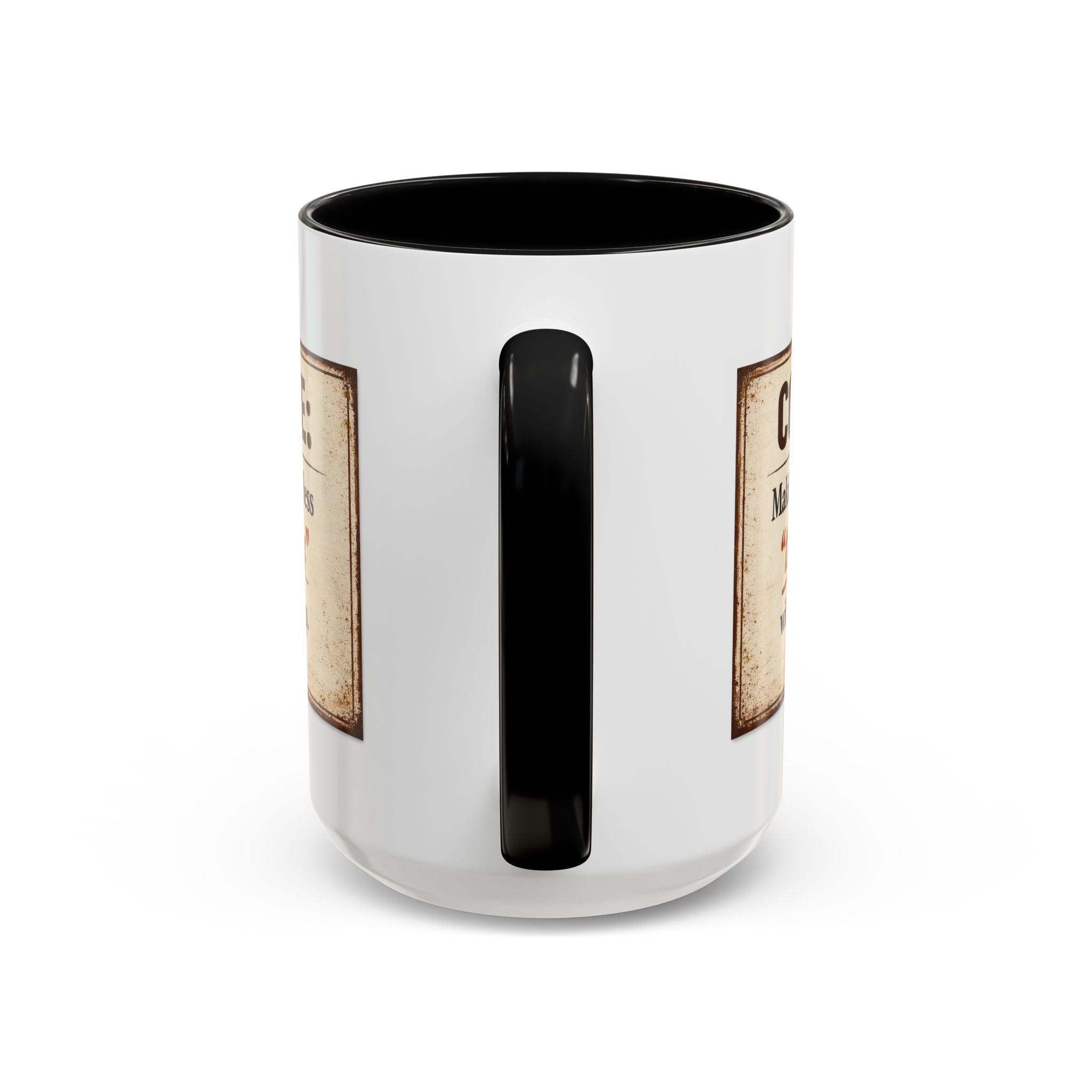 Coffee Mug — “Coffee: Making people less ‘targety’ with every cup” Vintage Accent Mug
