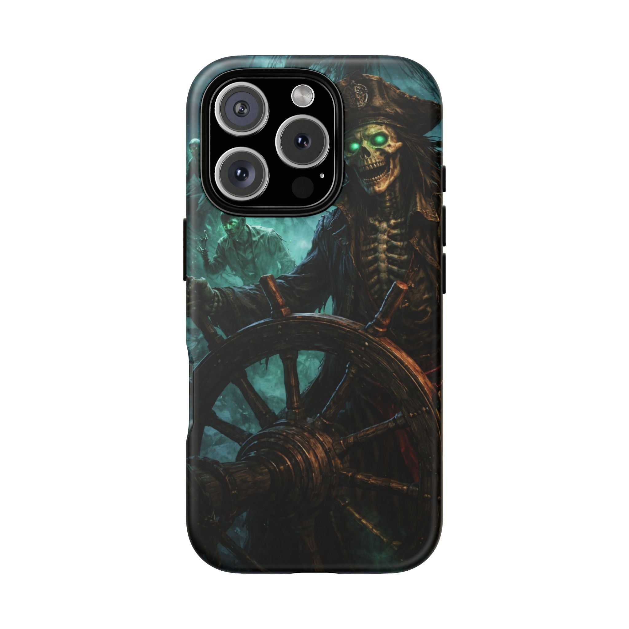 Pirate Skeleton Phone Case — Haunted Ship Captain iPhone Cover