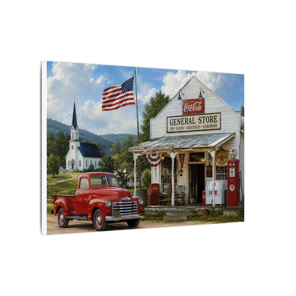 Vintage Americana General Store Canvas