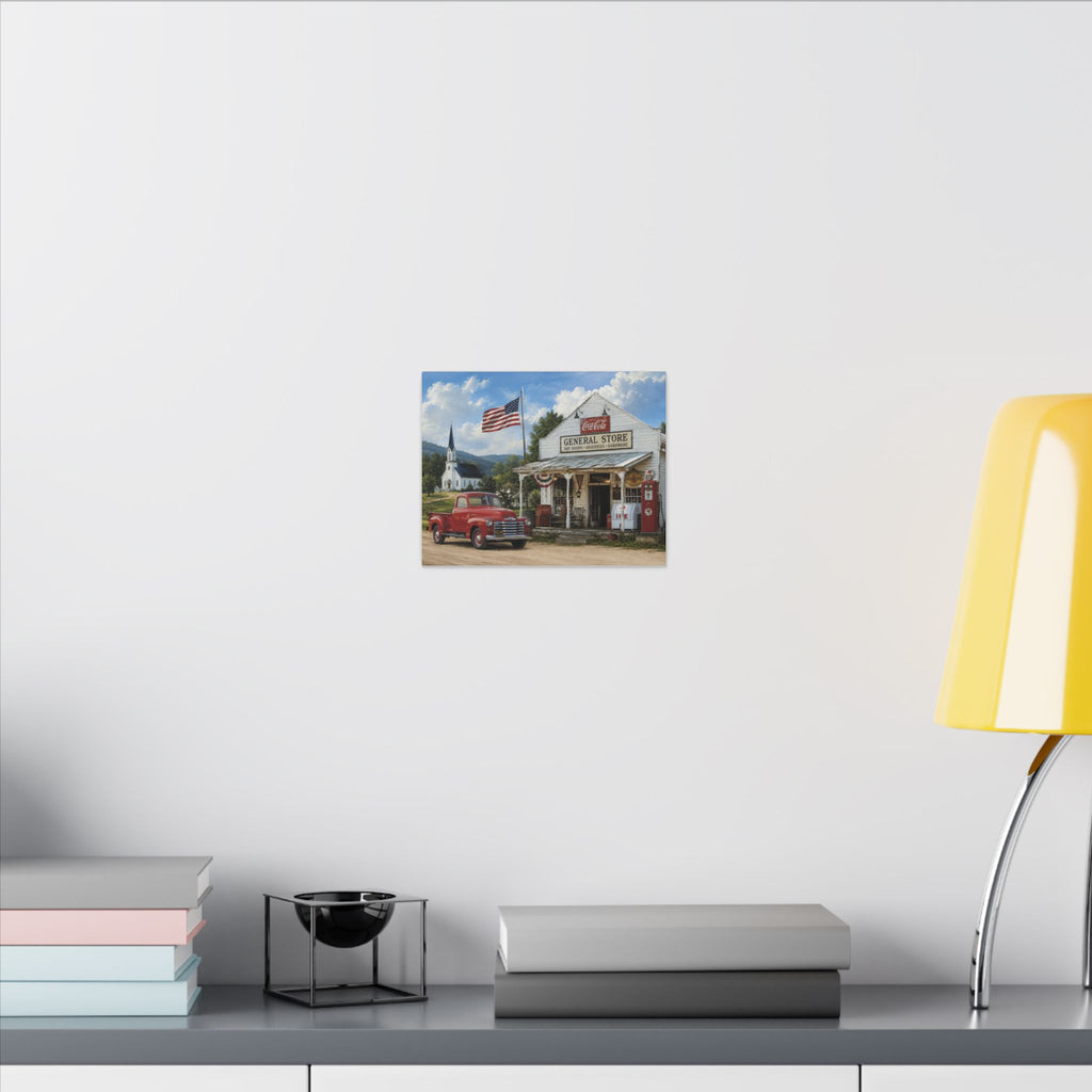 Vintage Americana General Store Canvas