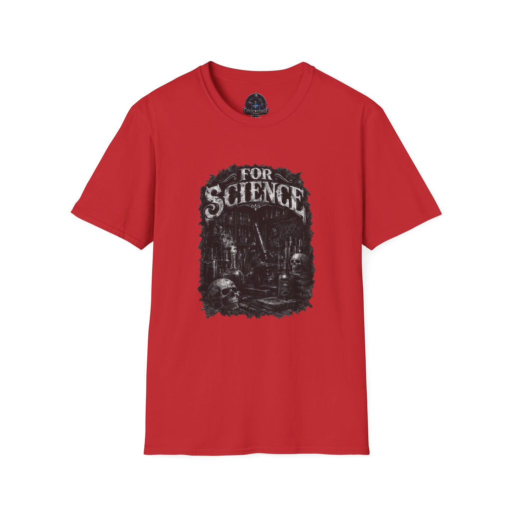 For Science T-Shirt — Dark Vintage Science Graphic Tee