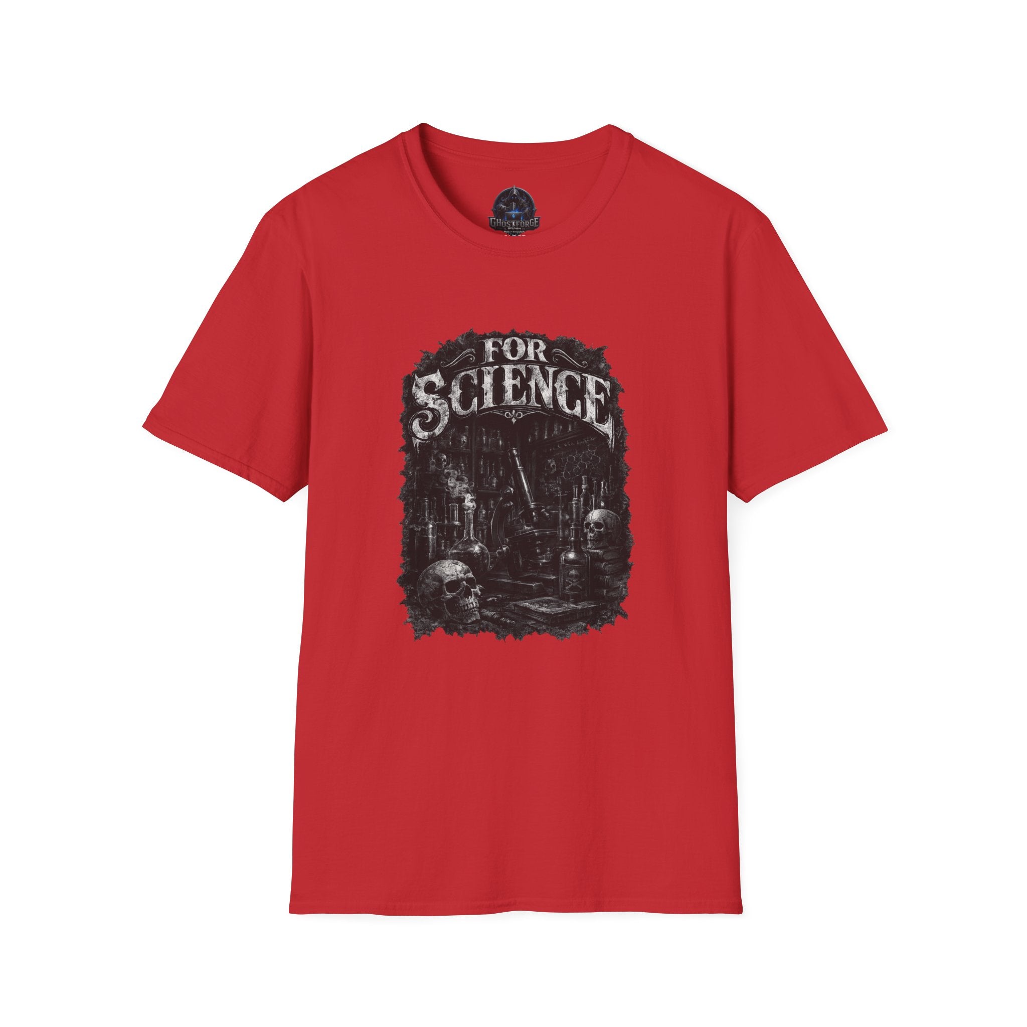 For Science T-Shirt — Dark Vintage Science Graphic Tee