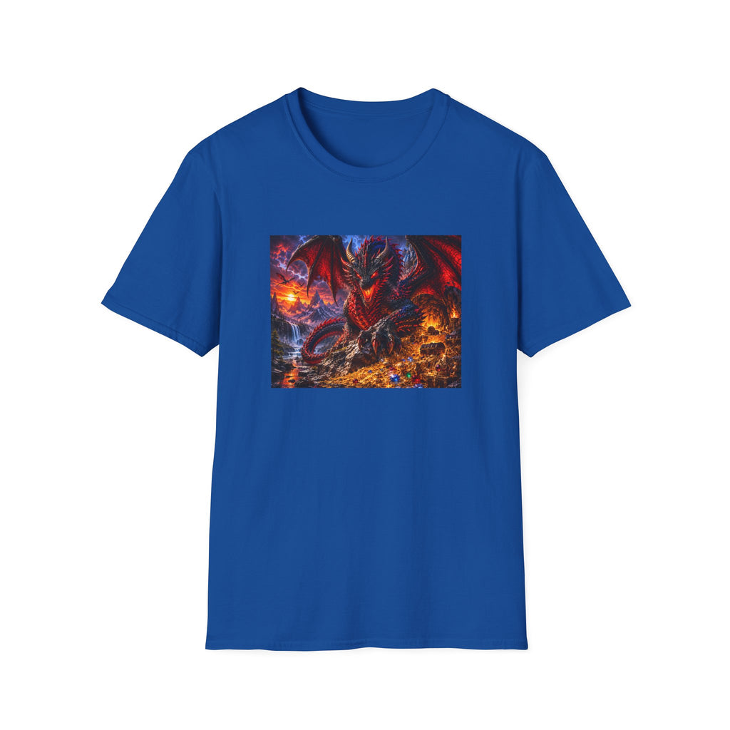 Dragon Guard T-Shirt — Epic Red Dragon Fantasy Art Tee