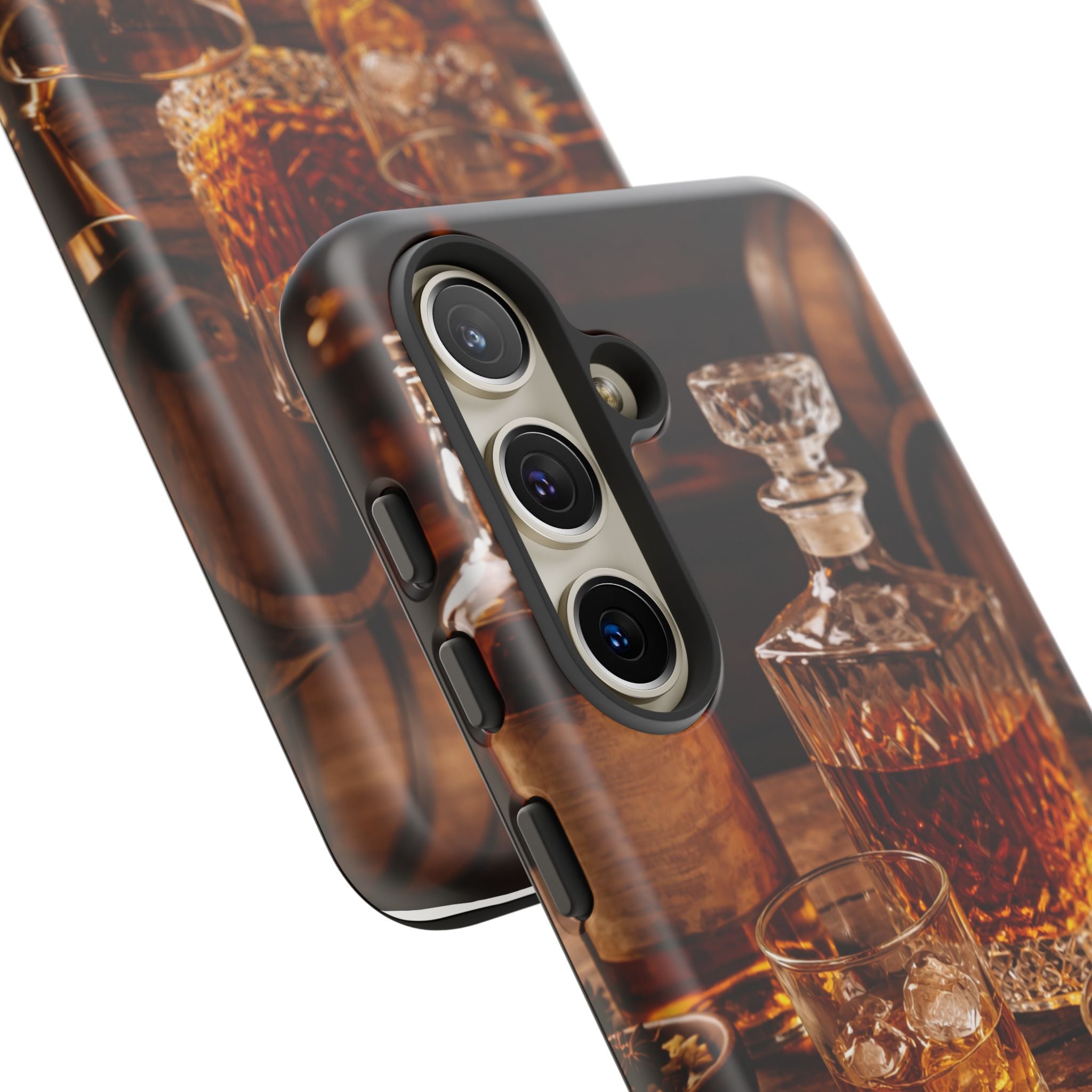 Whiskey Decanter Phone Case — Vintage Bar Spirits Protective Tough Case