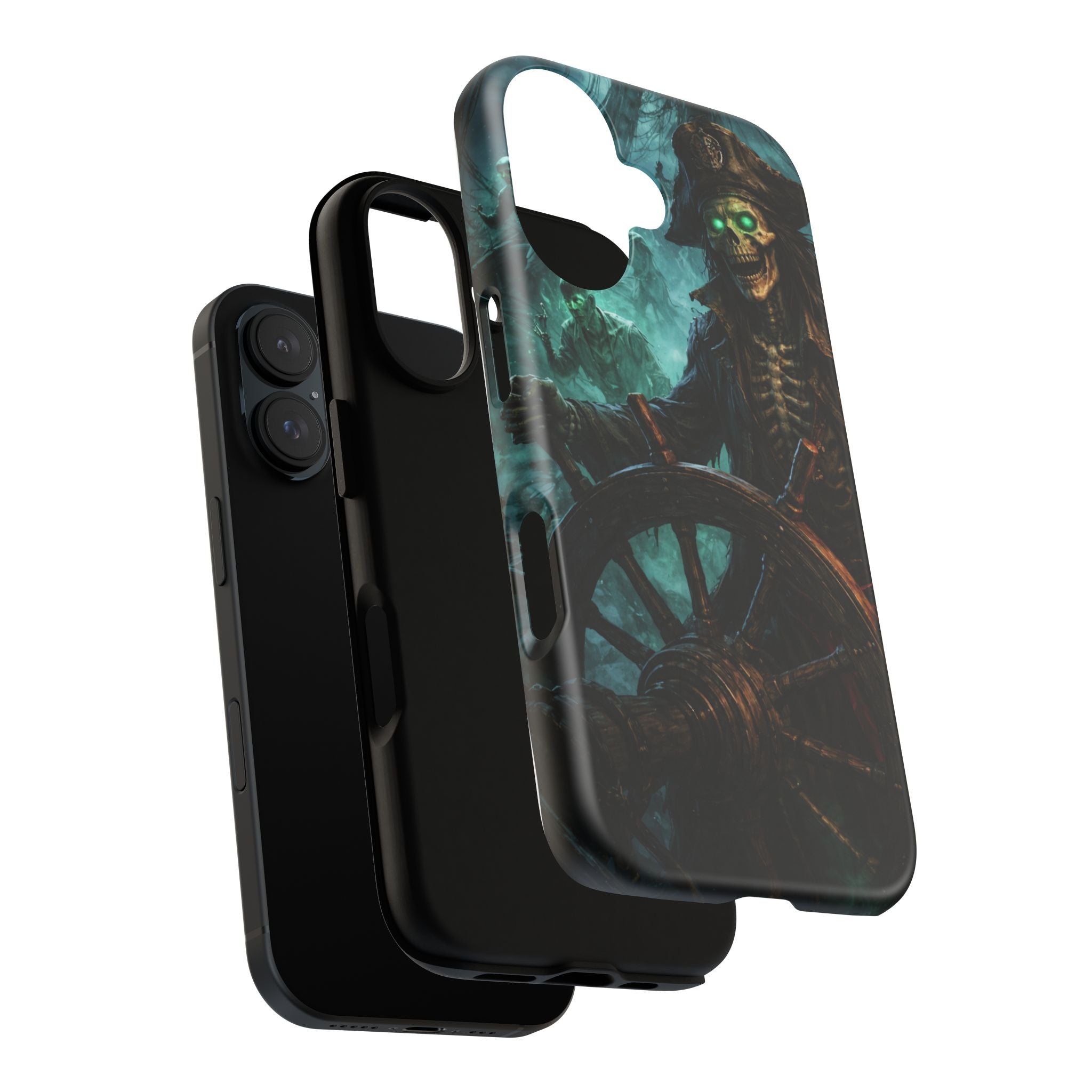 Pirate Skeleton Phone Case — Haunted Ship Captain iPhone Cover