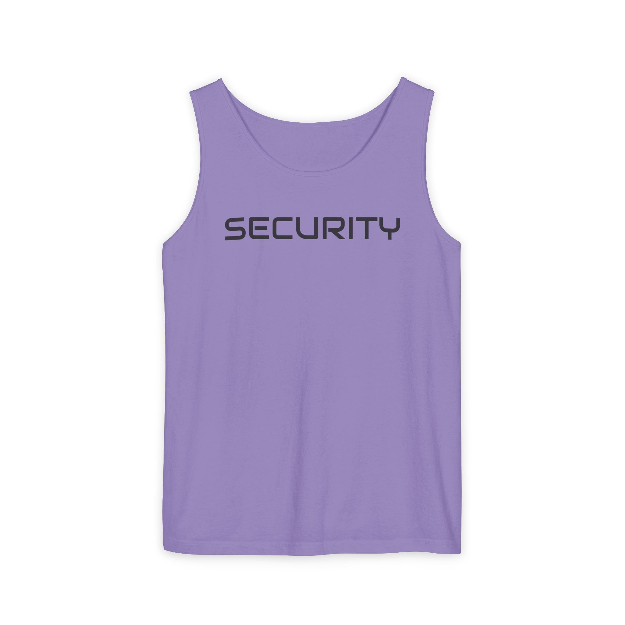 SECURITY Graphic Tank Top — Bold 'SECURITY' Streetwear Muscle Tee