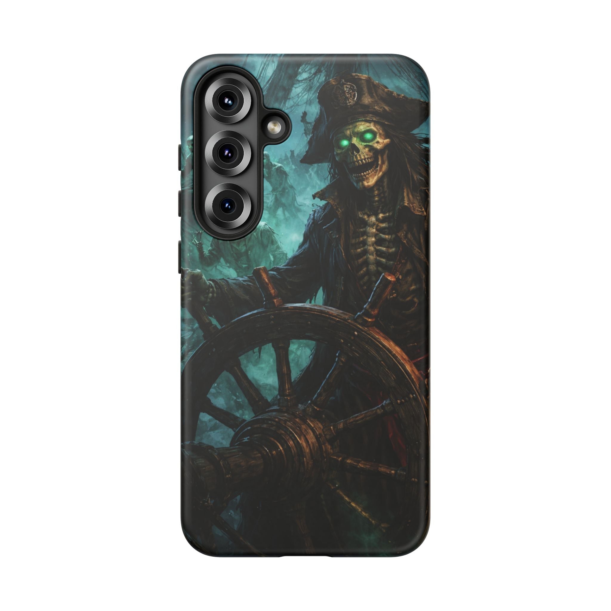 Pirate Skeleton Phone Case — Haunted Ship Captain iPhone Cover