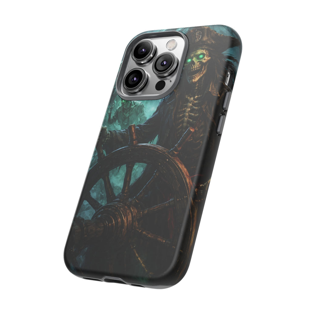 Pirate Skeleton Phone Case — Haunted Ship Captain iPhone Cover
