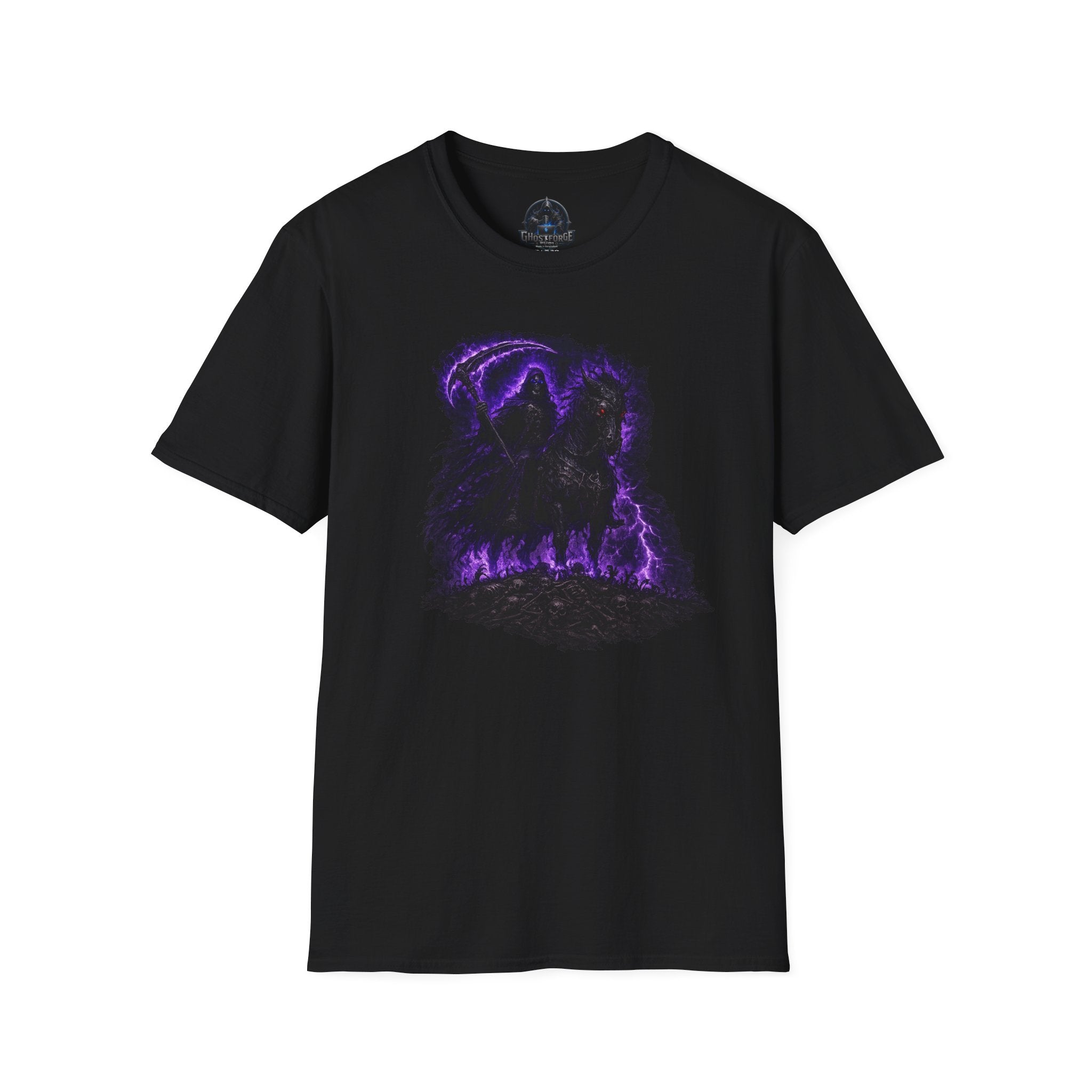 Grim Reaper Purple Lightning T-Shirt