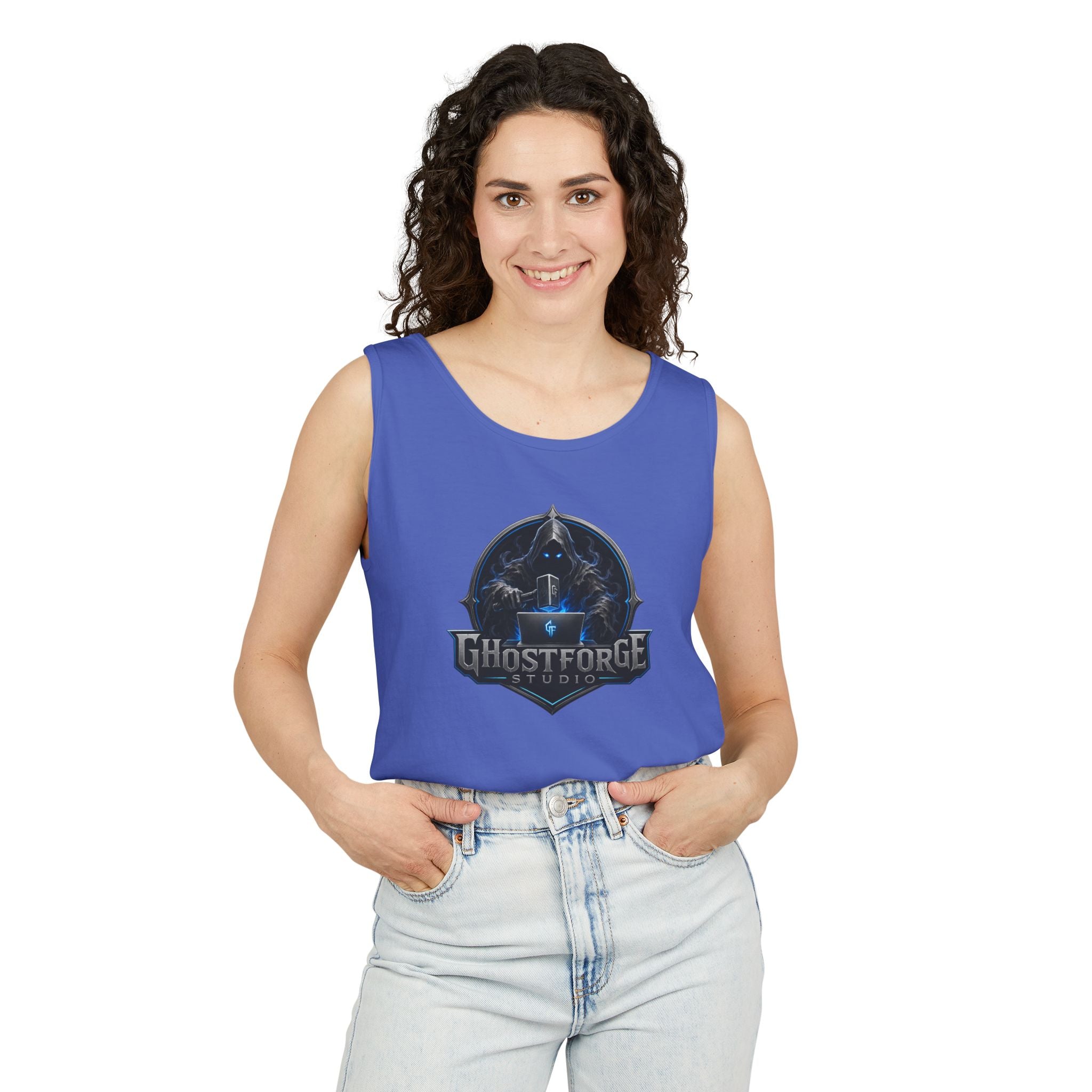 GhostForge Emblem Tank Top — Shop Logo Muscle Tee