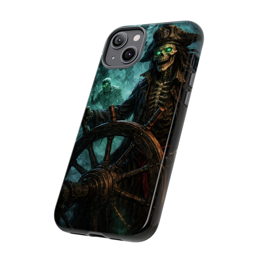 Pirate Skeleton Phone Case — Haunted Ship Captain iPhone Cover