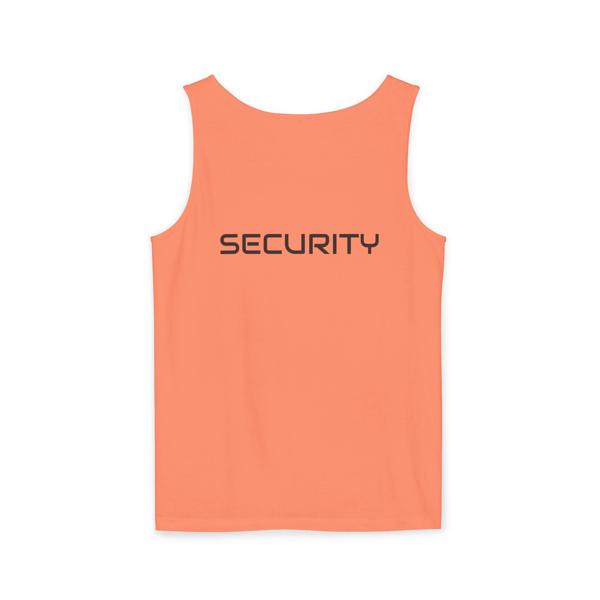 SECURITY Graphic Tank Top — Bold 'SECURITY' Streetwear Muscle Tee