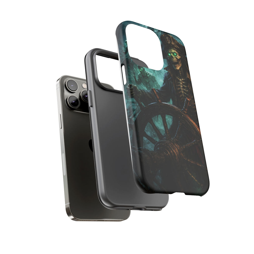 Pirate Skeleton Phone Case — Haunted Ship Captain iPhone Cover
