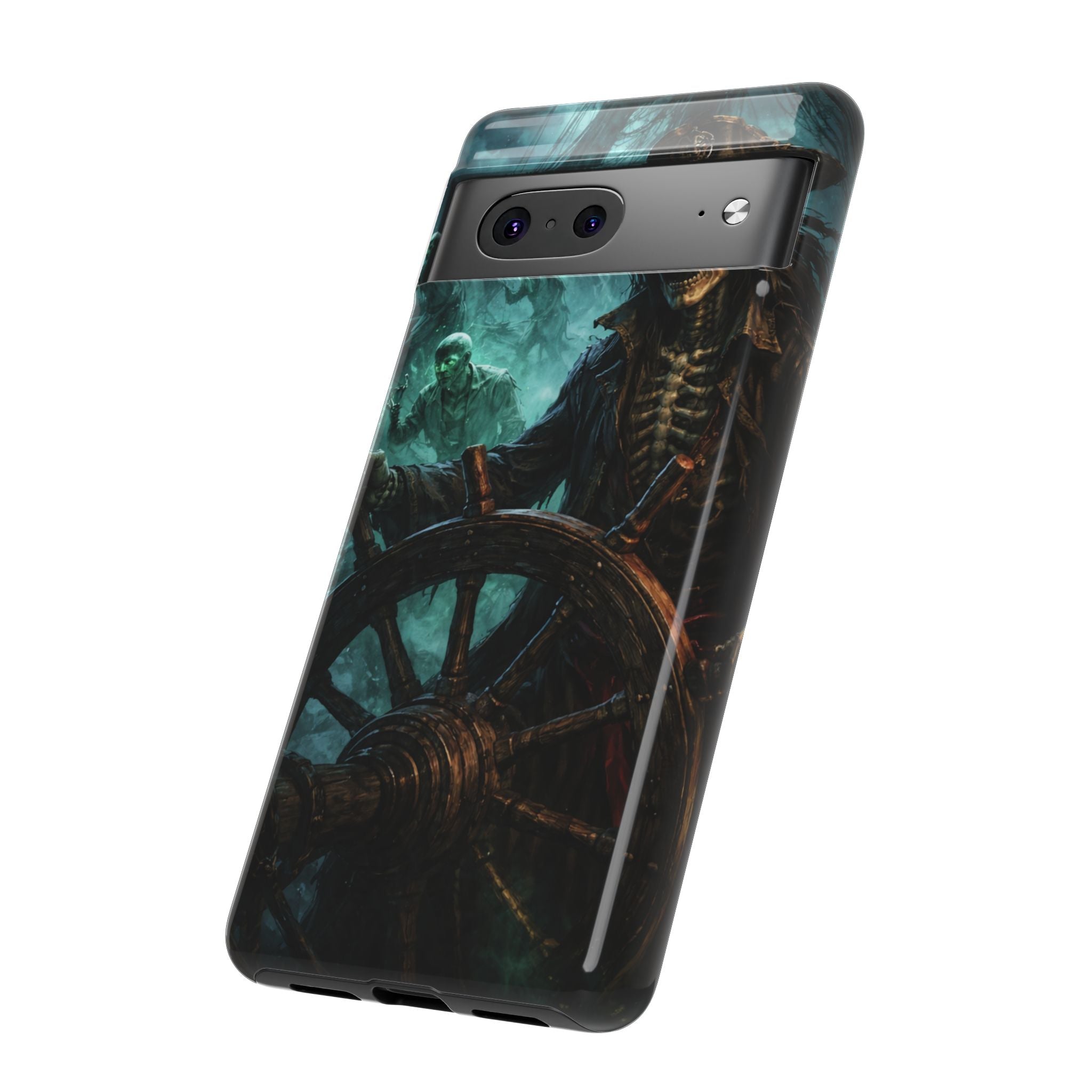 Pirate Skeleton Phone Case — Haunted Ship Captain iPhone Cover