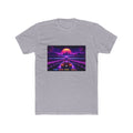 Retro Sunset Drive T‑Shirt — Vaporwave 80s Synthwave Graphic Tee