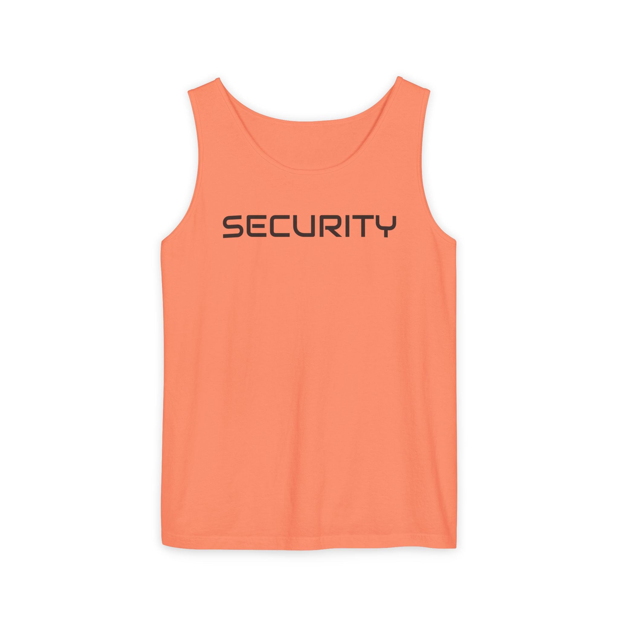 SECURITY Graphic Tank Top — Bold 'SECURITY' Streetwear Muscle Tee