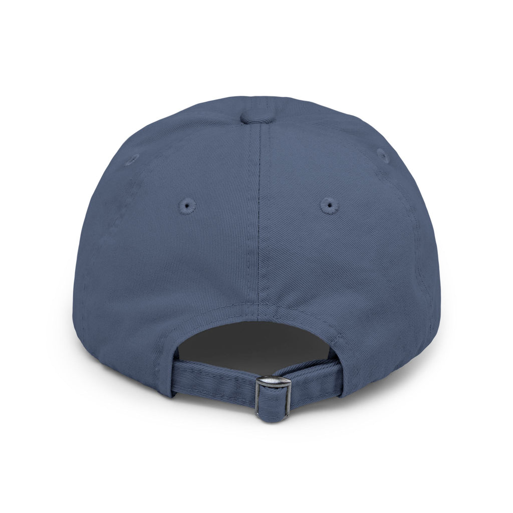 Distressed Skull Cap with Glowing Red Eyes — Gothic Demon Hat